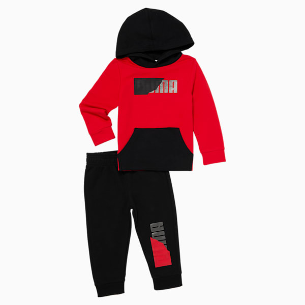 Pullover Hoodie + Jogger Toddler Set, HIGH RISK RED, extralarge