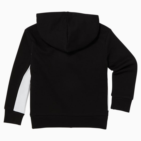 Dazed Colorblocked Little Kids' Hoodie, PUMA BLACK, extralarge