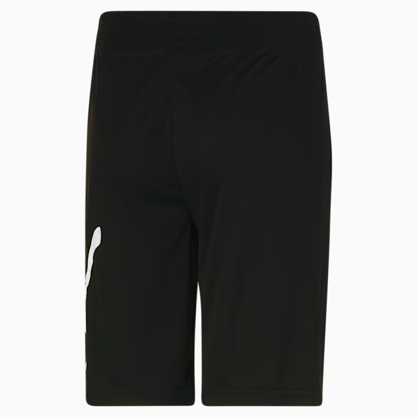 Essential Shorts Big Kids, PUMA BLACK/WHITE, extralarge