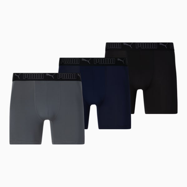 Caleçon pour l’entraînement Homme (lot de 3), NAVY COMBO, extralarge