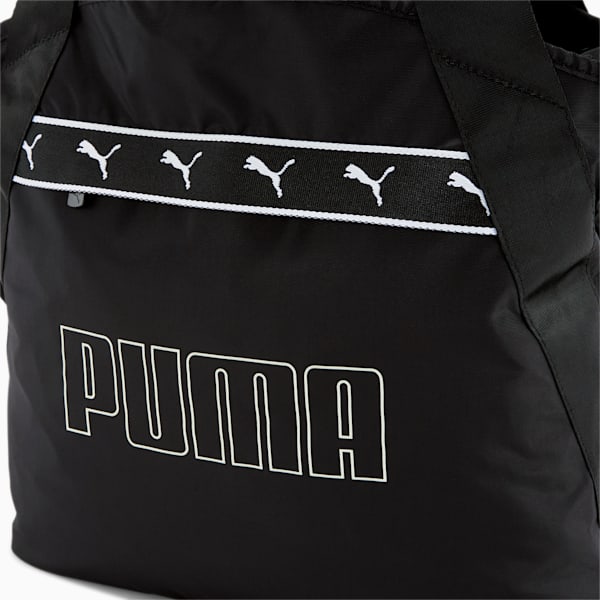 PUMA Madison Tote, Black/White, extralarge