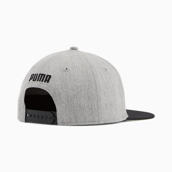 PUMA Anvile Snapback Adjustable Cap JR, Grey/Black, extralarge