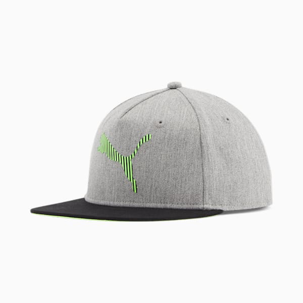 PUMA Anvile Snapback Adjustable Cap JR, Grey/Black, extralarge