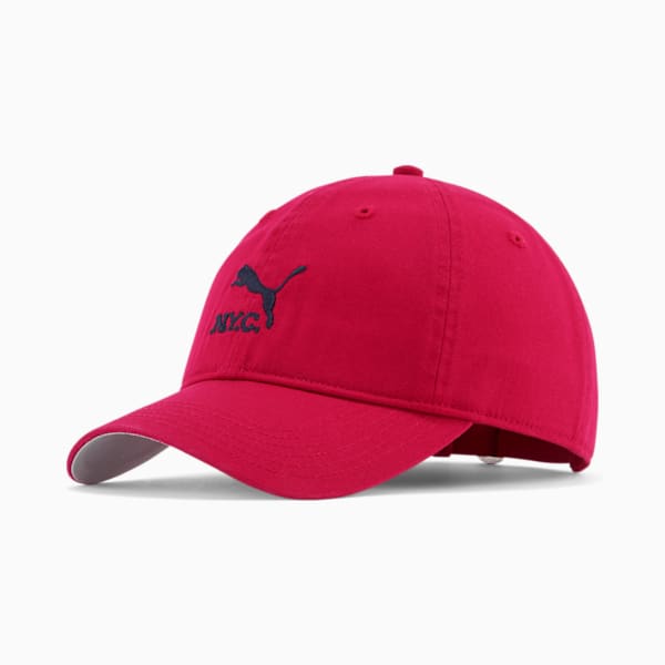 PUMA NYC Dad Cap, DARK RED, extralarge