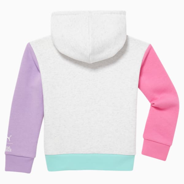 PUMA x L.O.L. Surprise! Little Kids' Fleeve Pullover, WHITE HEATHER, extralarge