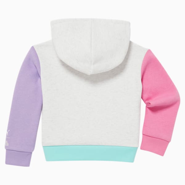 PUMA x L.O.L. Surprise! Toddler Fleece Pullover, WHITE HEATHER, extralarge