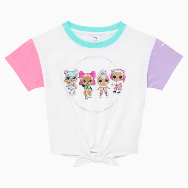 PUMA x L.O.L. Surprise! Toddler Fashion Tee, PUMA WHITE, extralarge