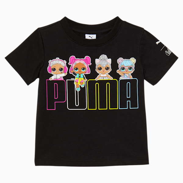 PUMA x L.O.L. Surprise! Toddler Fashion Tee, PUMA BLACK, extralarge