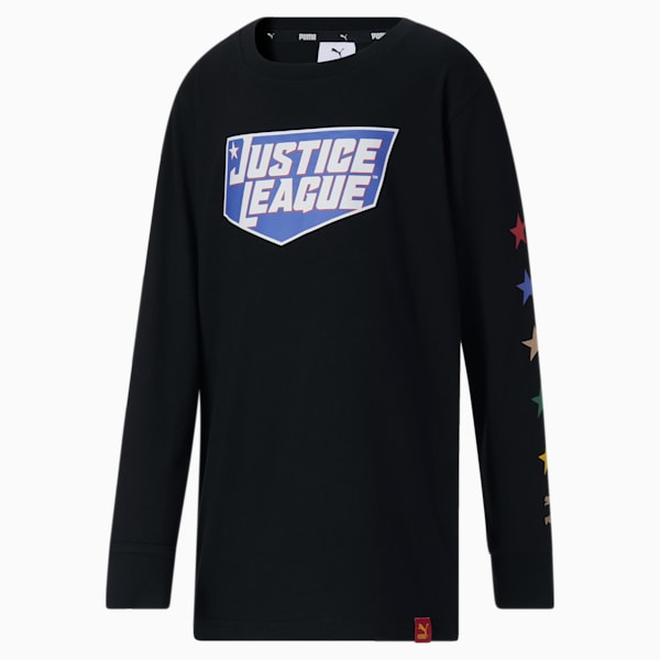 PUMA x DC Justice League Fashion Tee Big Kids, PUMA BLACK, extralarge