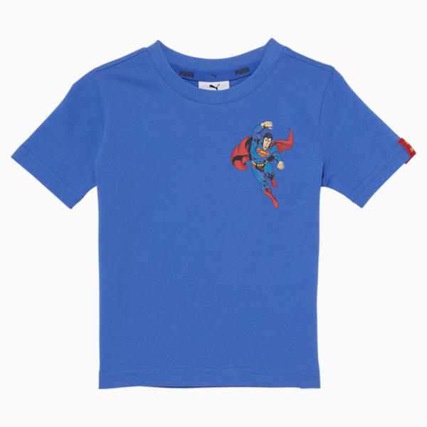 PUMA x DC Justice League Toddler Graphic Tee, NEBULAS BLUE, extralarge