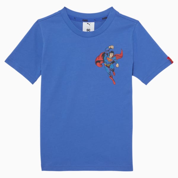 PUMA x DC Justice League Little Kids' Graphic Tee, HIGH RISK RED, extralarge