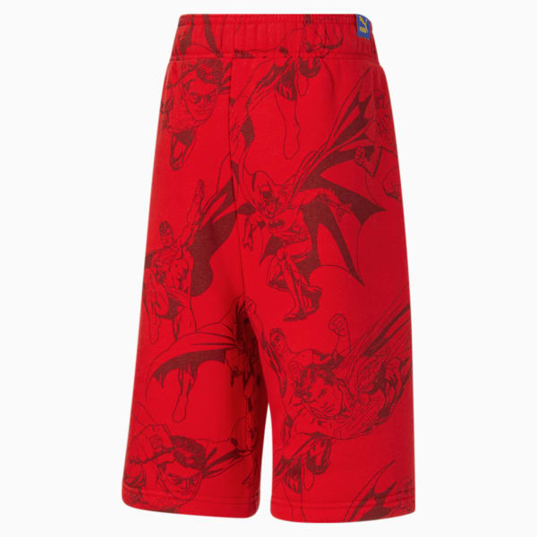 PUMA x DC Justice League AOP Shorts Big Kids, HIGH RISK RED, extralarge