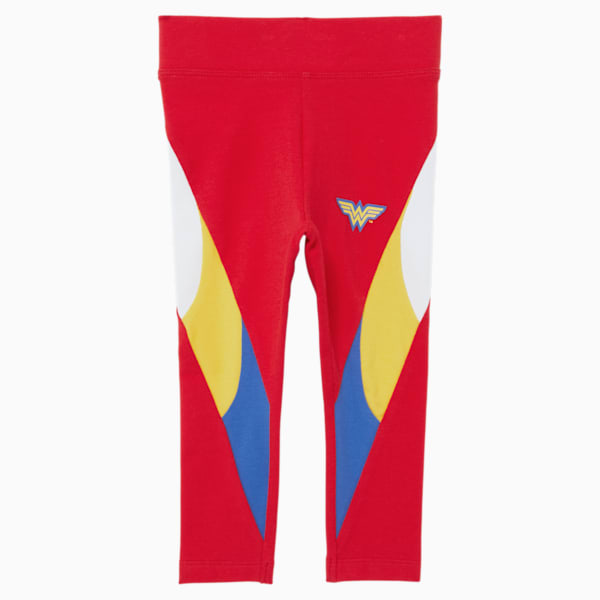 PUMA Kids Girls Justice League X Leggings Casual Comfort Technology - Red