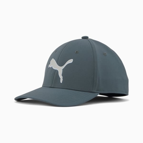 PUMA Addison Stretch Fit Cap, Dark Grey, extralarge