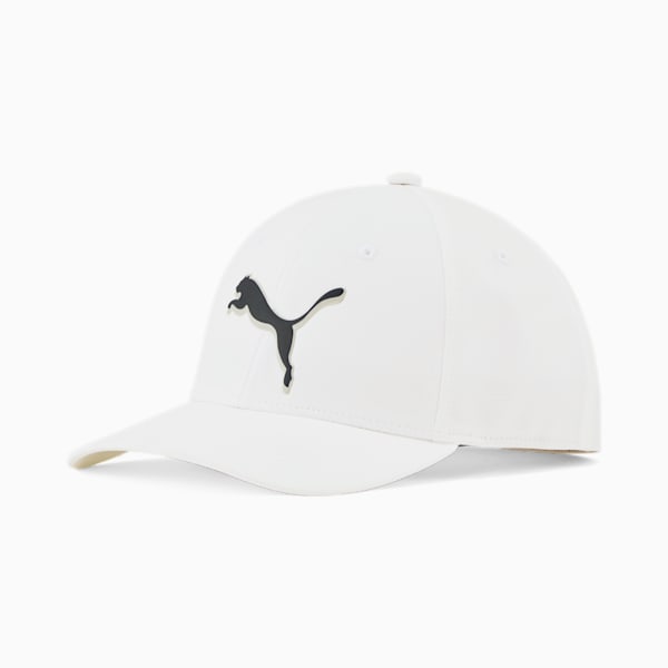 PUMA Addison Stretch Fit Cap, White, extralarge