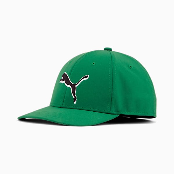 PUMA Addison Stretch Fit Cap, GREEN, extralarge