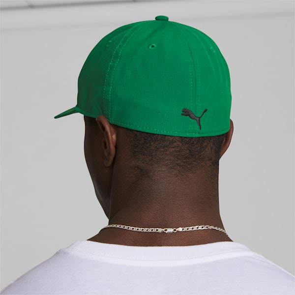 PUMA Addison Stretch Fit Cap, GREEN, extralarge
