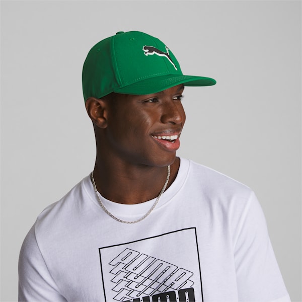 PUMA Addison Stretch Fit Cap, GREEN, extralarge