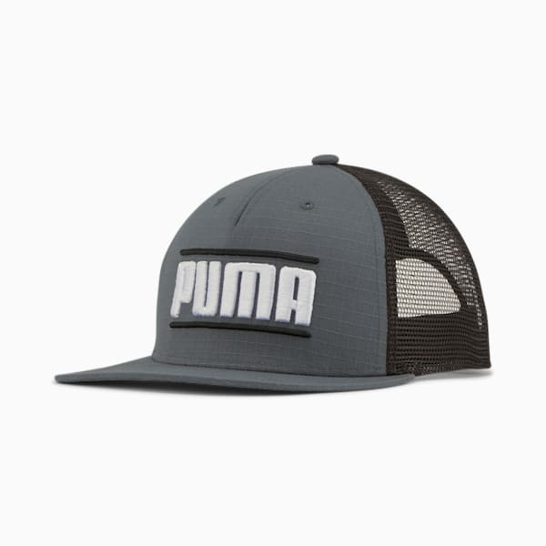 Bennet Trucker Cap, Grey/Black, extralarge