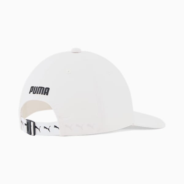 PUMA Carbon Adjustable Cap, White/Black, extralarge