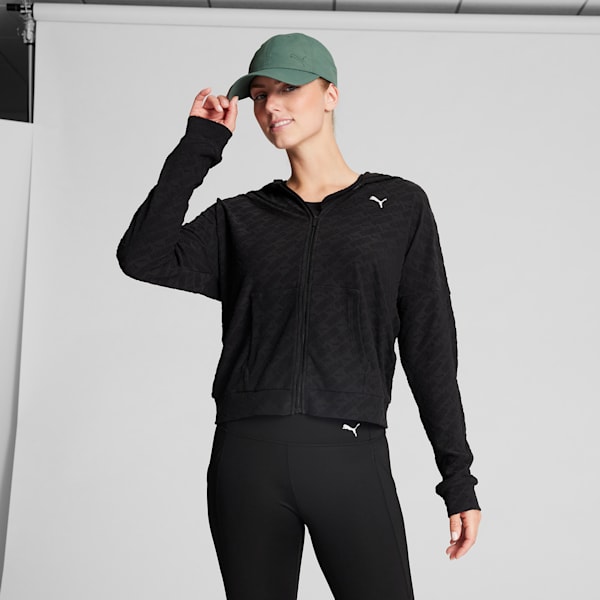 PUMA Carbon Adjustable Cap, OLIVE, extralarge