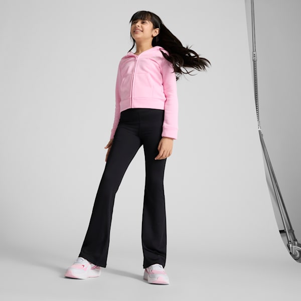 Sudadera con cremallera PUMA Core para niños grandes, PALE PINK, extralarge