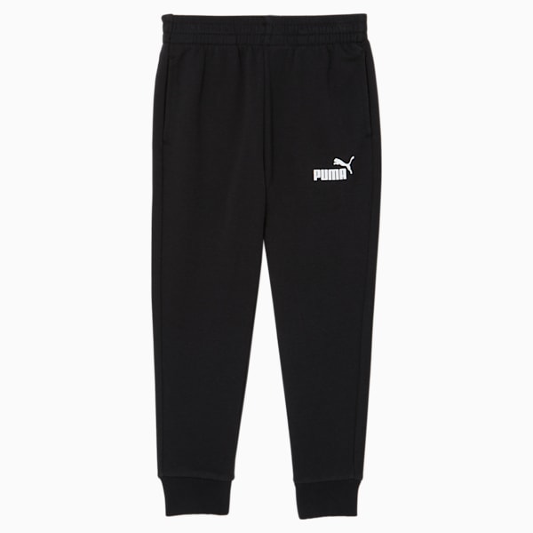 French Terry Essential Little Kids' Joggers, PUMA BLACK, extralarge