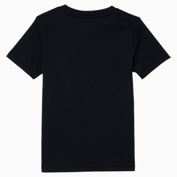 PUMA Collegiate Logo Little Kids' Tee, PUMA BLACK, extralarge