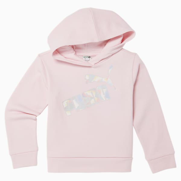 Luminous Little Kids' Logo Hoodie, CHALK PINK, extralarge