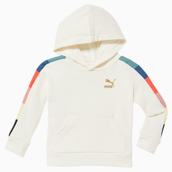 Go For Iconic T7 Toddlers' Hoodie, MARSHMALLOW, extralarge