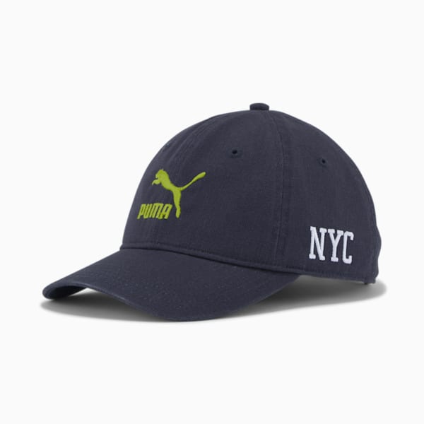 PUMA NYC Mecca Dad Cap, NAVY, extralarge