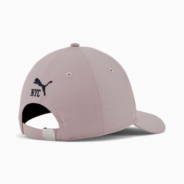 PUMA NYC Archer Adjustable Cap, PURPLE BROWN, extralarge