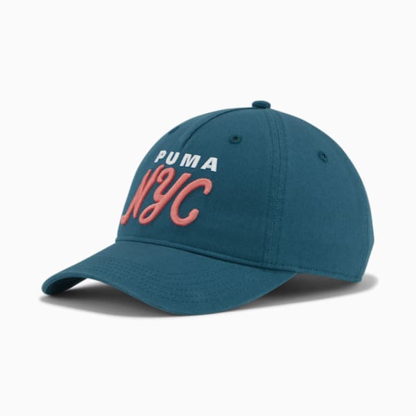 PUMA NYC Birchbrook Adjustable Cap, MEDIUM BLUE, extralarge