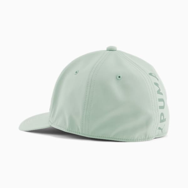 PUMA Sonic Stretch Fit Baseball Hat, LT PASTEL GREEN, extralarge