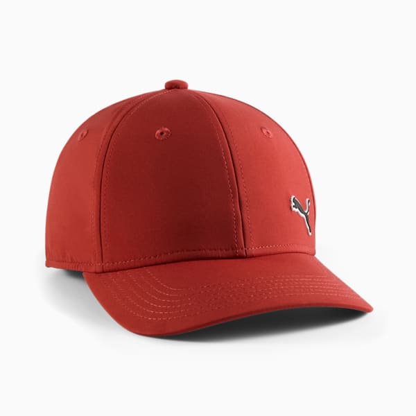 PUMA Sonic Stretch Fit Baseball Hat, DARK RED, extralarge