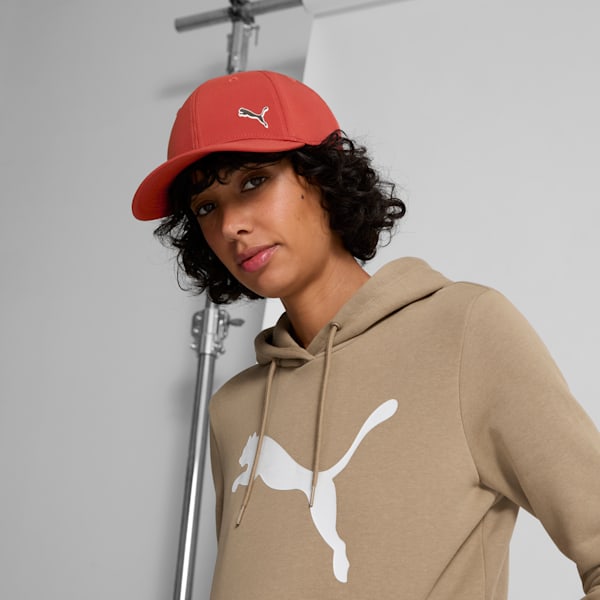 PUMA Sonic Stretch Fit Baseball Hat, DARK RED, extralarge