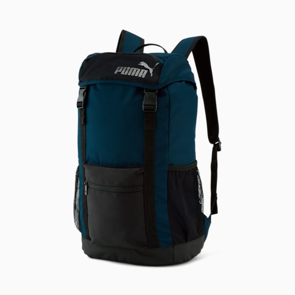 Mochila con solapa en la parte superior PUMA, Dark Blue, extralarge