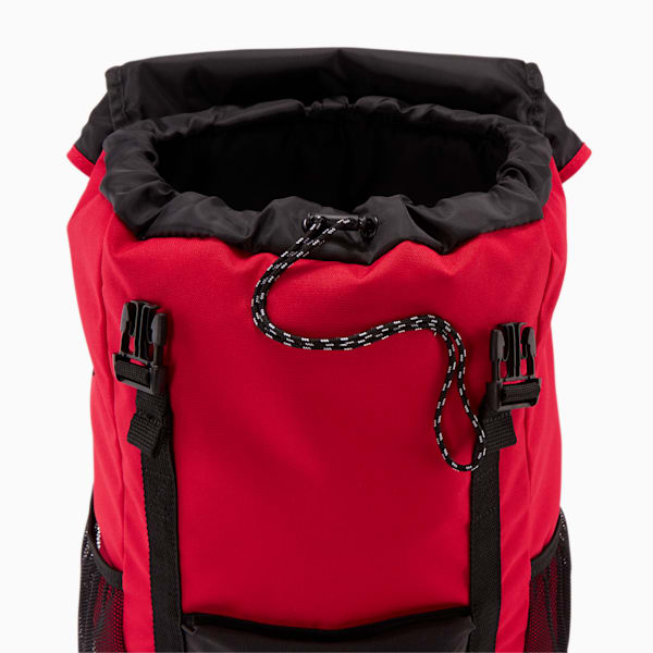 PUMA Flap Top Backpack, Red, extralarge
