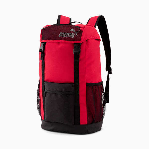 PUMA Flap Top Backpack, Red, extralarge