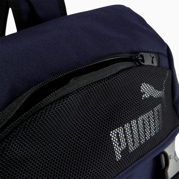 PUMA Flap Top Backpack, NAVY, extralarge