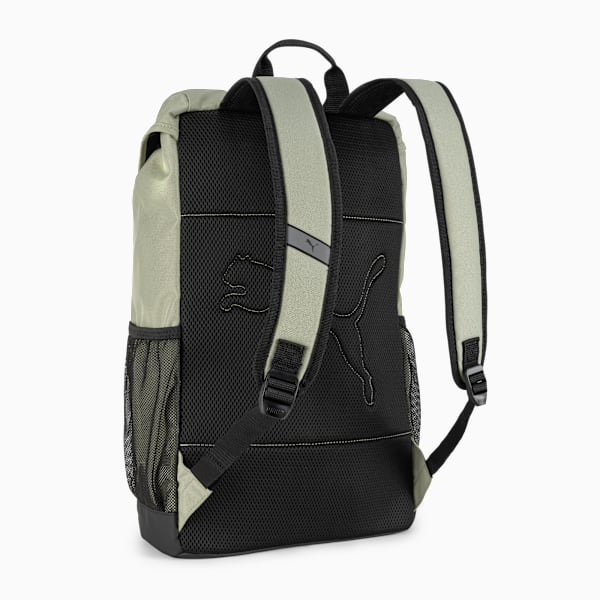 PUMA Flap Top Backpack, OLIVE/BLACK, extralarge