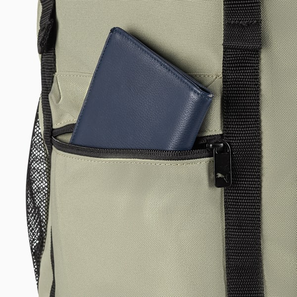 Mochila con solapa en la parte superior PUMA, OLIVE/BLACK, extralarge