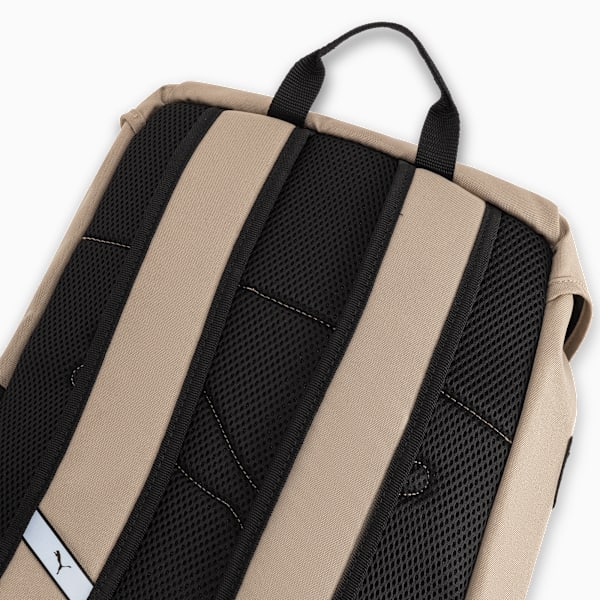 PUMA Flap Top Backpack, NATURAL, extralarge
