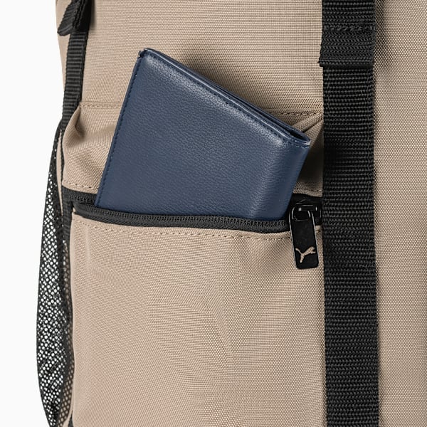 PUMA Flap Top Backpack, NATURAL, extralarge