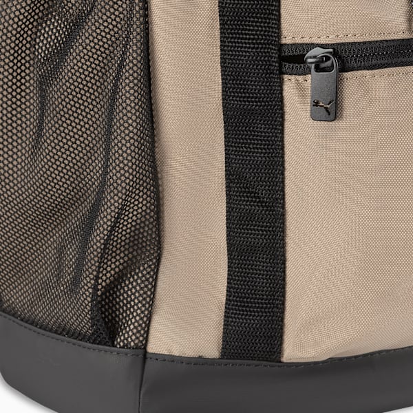 PUMA Flap Top Backpack, NATURAL, extralarge