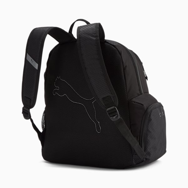 PUMA Hat Trick Backpack, Black/Silver, extralarge