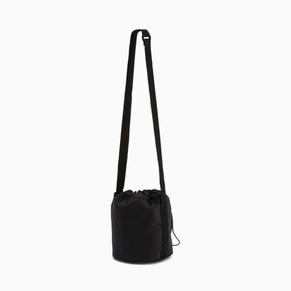 PUMA Soho Mini-Bucket Bag, Black/Silver, extralarge