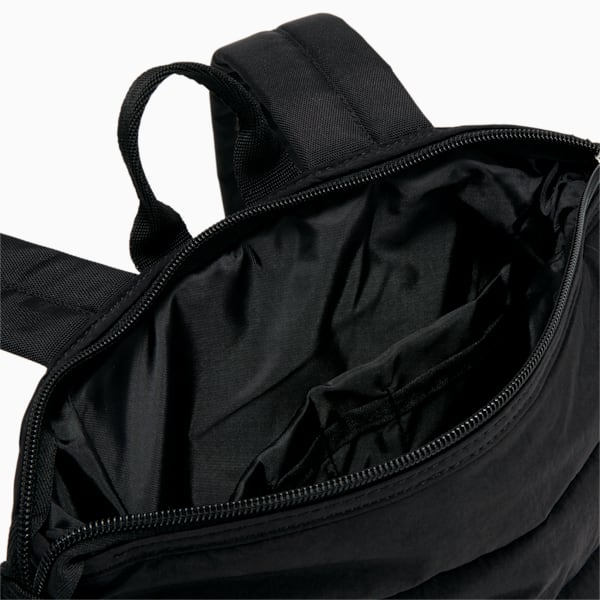 PUMA Plush Zip-Top Backpack, Black, extralarge