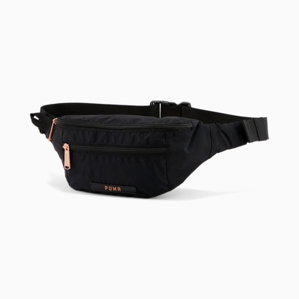 PUMA Uniform Waistbag, Black/Pink, extralarge