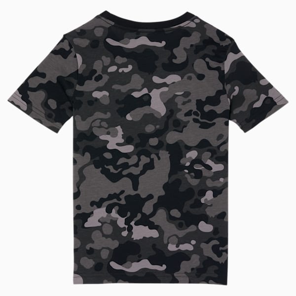 Camo Pack Little Kids' Logo Tee, PUMA BLACK, extralarge